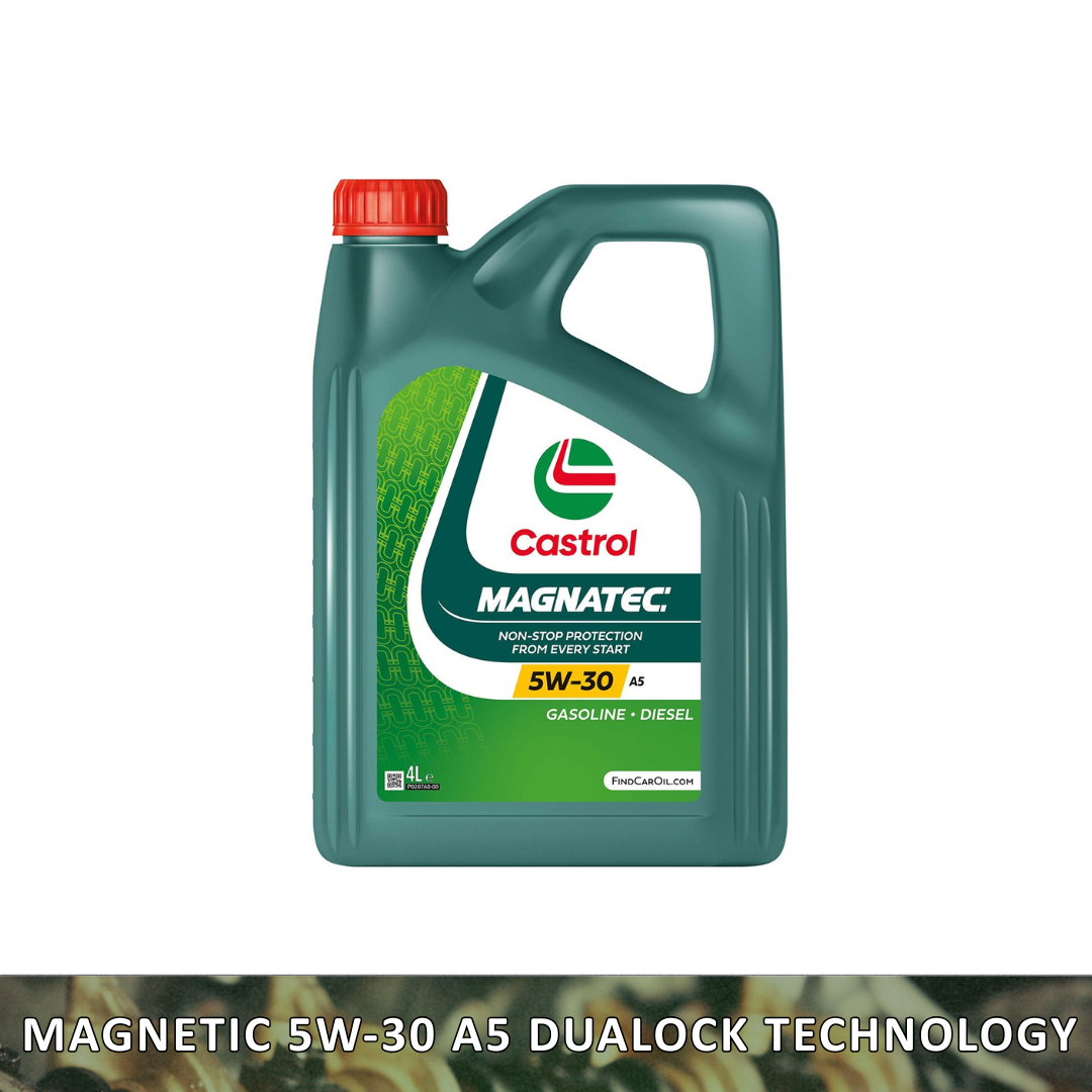 Castrol MAGNATEC 5W-30 A5 Car Engine Oil Dualock Technology, 1 ,4, 5 or 8L