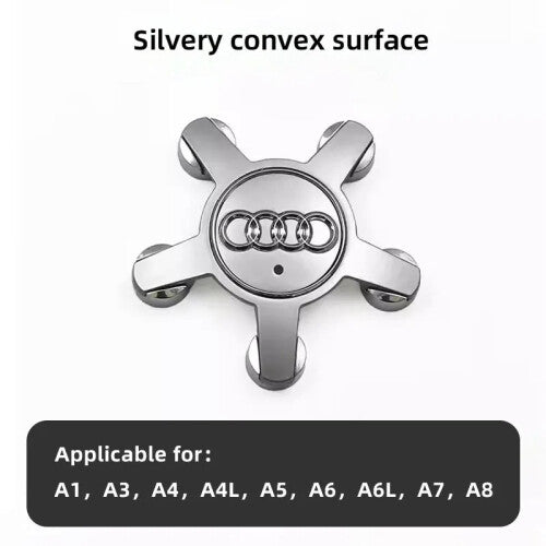 4pcs Audi Wheel Centre Caps – A1 A3 A4 A5 A6 A7 A8 | Multi-Color