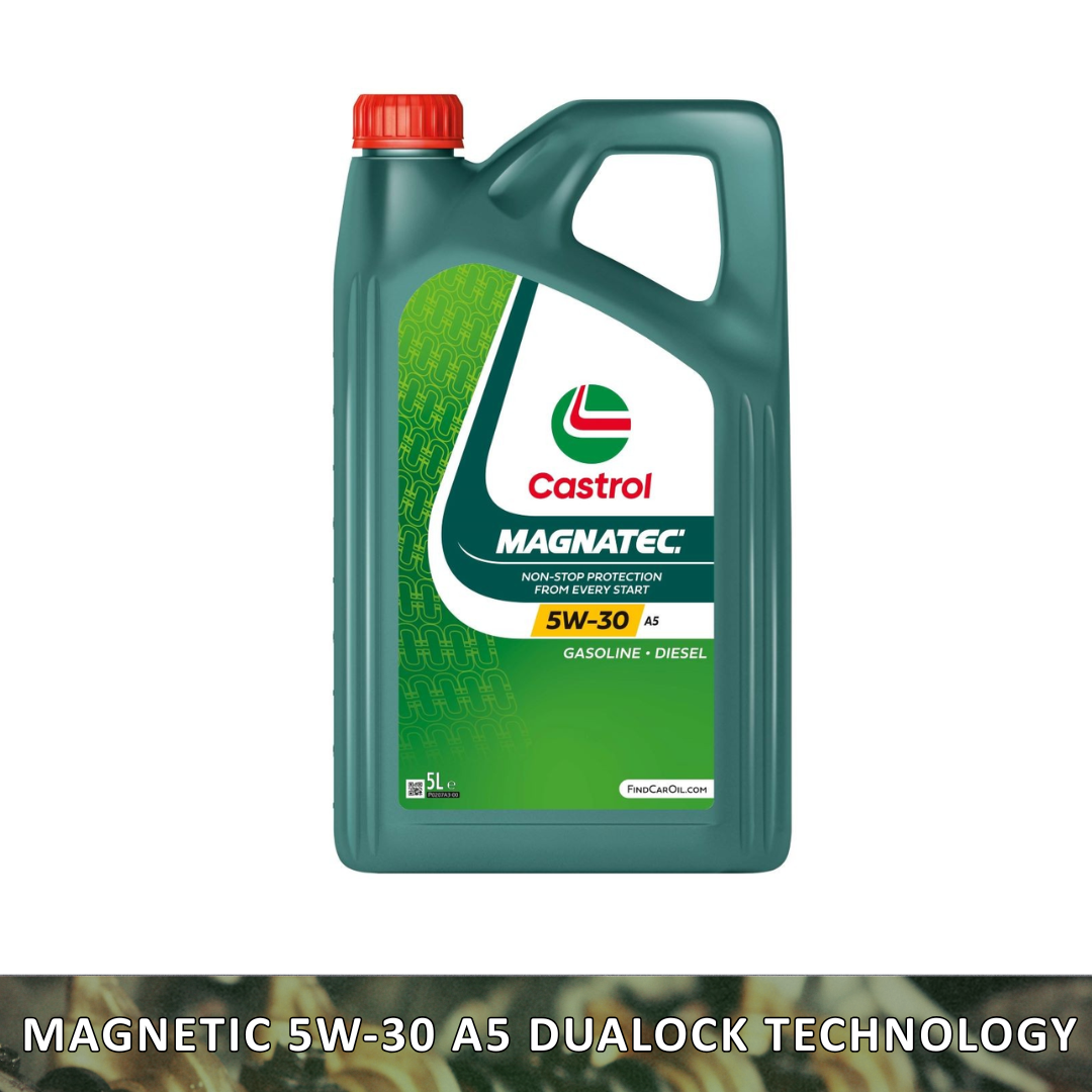 Castrol MAGNATEC 5W-30 A5 Car Engine Oil Dualock Technology, 1 ,4, 5 or 8L