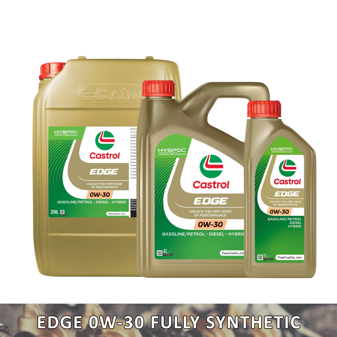 Castrol EDGE 0W-30 Car Engine Oil Fully Synthetic | Hyspec | 1, 4, 5 , 8, 20L
