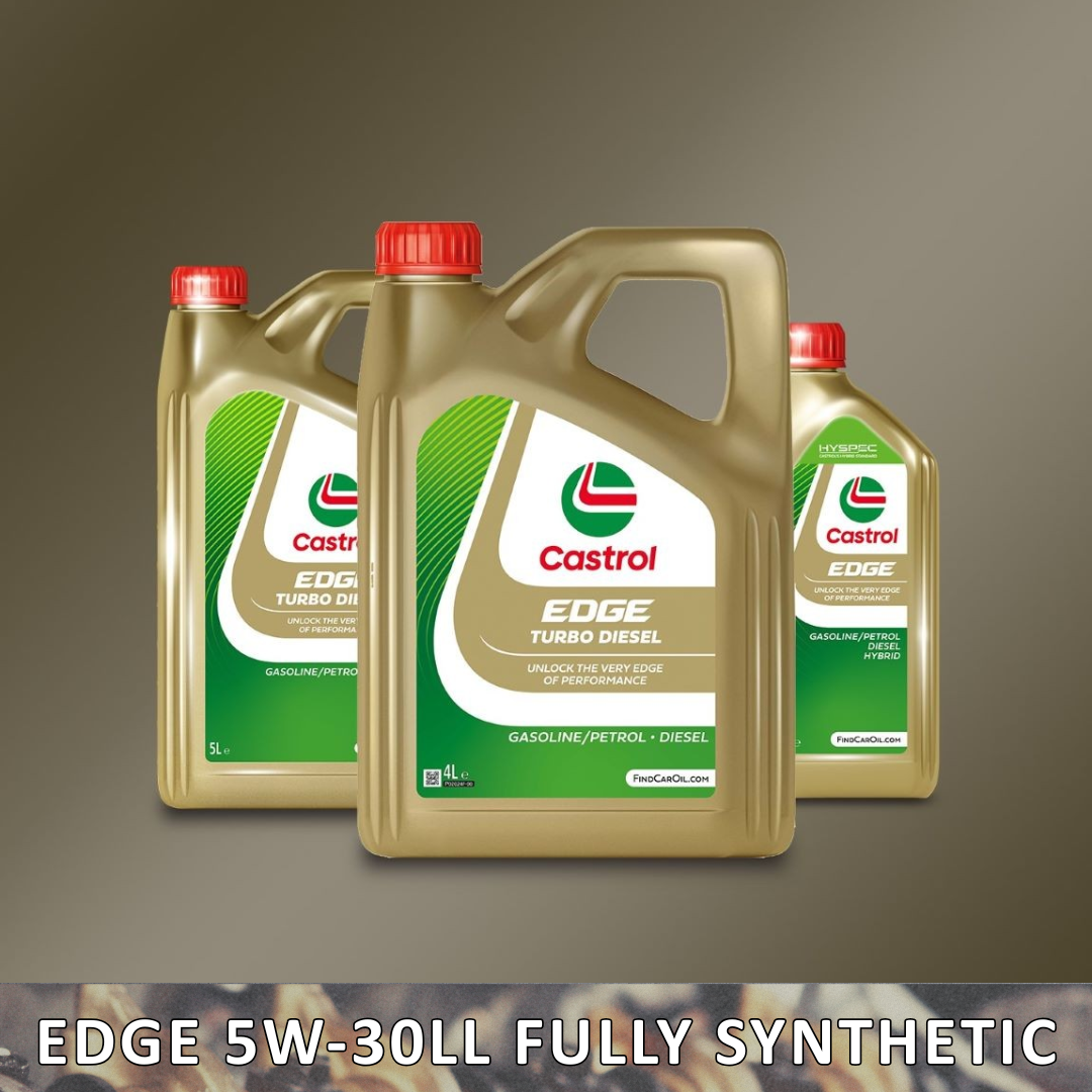 Castrol EDGE 5W-30 LL Fully Synthetic Engine Oil – 4L | HYSPEC Standard