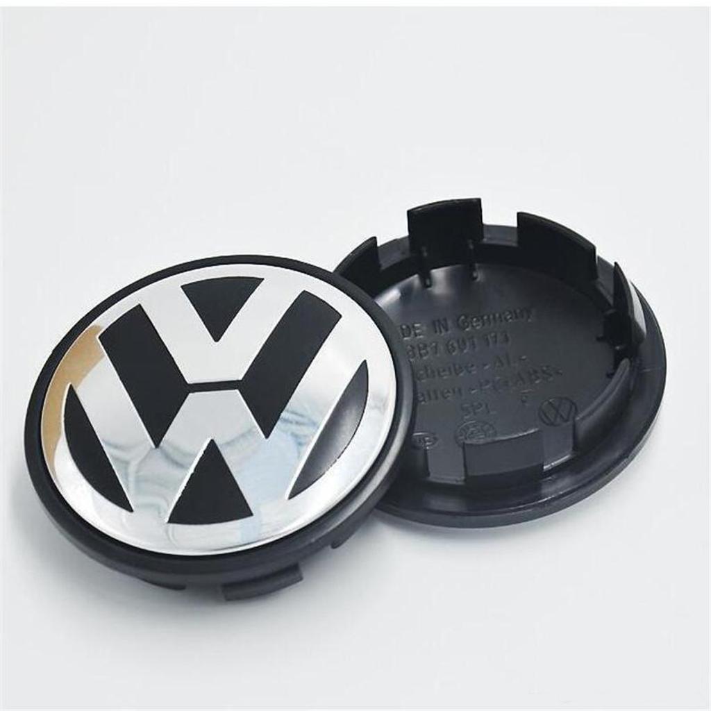 VW Wheel Centre Hub Caps – 65mm & 56mm | Set of 4