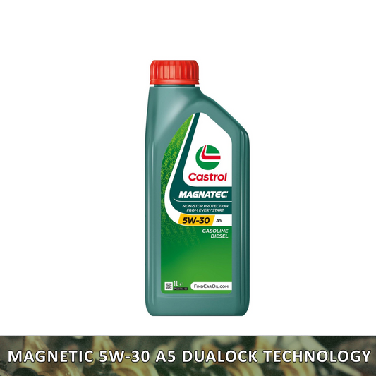Castrol MAGNATEC 5W-30 A5 Car Engine Oil Dualock Technology, 1 ,4, 5 or 8L
