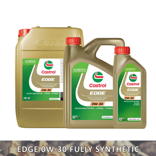 Castrol EDGE 0W-30 Car Engine Oil Fully Synthetic | Hyspec | 1, 4, 5 , 8, 20L