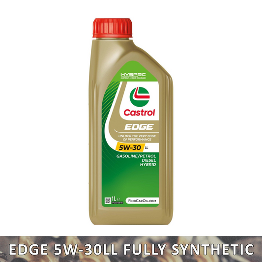 Castrol EDGE 5W-30 LL Fully Synthetic Engine Oil – 1L | High-Performance, HYSPEC Standard