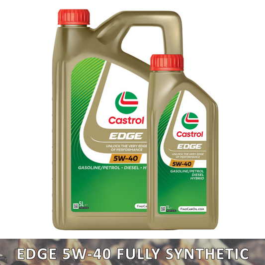 Castrol EDGE 5W-40 Car Engine Oil Fully Synthetic, 1, 4, 5 or 8L